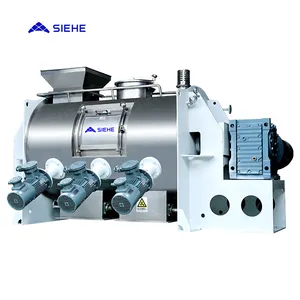 SIEHE Stainless Steel Industrial Charcoal Powder Plough Mixing Machine Fertilizer Dry Powder Mixer