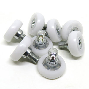 19mm 22mm 24mm 26mm 28mm 30mm ngăn kéo con lăn nhựa Nylon POM ngăn kéo ròng rọc thay thế bánh xe mang ròng rọc nhỏ với các loại hạt - Product Image 1
