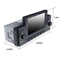 Lecteur MP5 de voiture 4,3 pouces à succès transfrontalier avec prise en charge de l'interconnexion téléphone portable, image de recul, HD, DSP, GPS, RGB