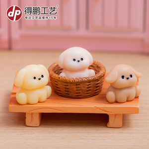 Dp <b>Mini</b> Animal Resin Crafts Cute Dog Cat Figurines <b>Desk</b> Decor Home Decoration Artistic Ornament - Product Image 4