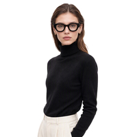 Monturas Ópticas Personalizables de Alta Gama, Diseño Artesanal, Lentes Gruesas Lisas, Montura Ovalada de Acetato Unisex