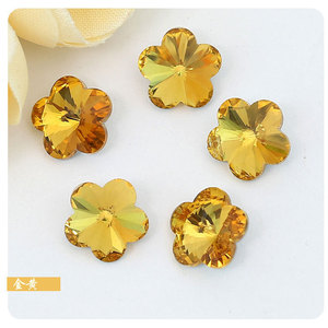 คริสตัลรูปดอกไม้ 12 เหลี่ยม สำหรับตกแต่งเคสโทรศัพท์ DIY - Product Image 2