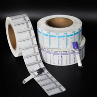 Autocollant d'étiquette de tube à essai de papier médical revêtement UV autocollant adhésif imperméable pour les étiquettes de réactif d'échantillonnage de virus de prélèvement sanguin
