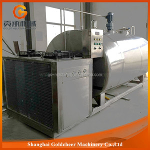Serbatoio di Raffreddamento Chimico da 2000L in Acciaio Inox 316, Serbatoio Industriale per Emulsionamento del Latte, Serbatoio per Miscelazione e Deaerazione di Latte e Succhi di Frutta - Product Image 3