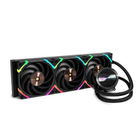 Refroidisseur de processeur liquide VALKYRIE GL-360 AIO avec radiateur de 360 mm, tête de pompe métallique à détection de gravité, éclairage ARGB, haute performance pour PC