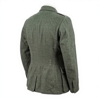 Tunique d'hiver pour homme, style allemand de la Seconde Guerre mondiale, 100% laine, manches longues, veste OEM personnalisée, uniforme historique réversible, coupe-vent