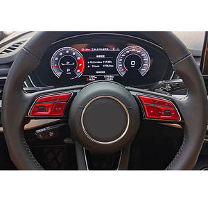 Accesorios interiores de aleación de aluminio automotriz OEM para <span class=keywords><strong>2021</strong></span> <span class=keywords><strong>Audi</strong></span> <span class=keywords><strong>Q3</strong></span> Botón de volante pegatinas decorativas - Product Image 3