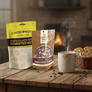 Bolsa de Embalaje Personalizada de Grado Alimenticio PET/VMPET/LDPE Mylar para Chocolate, Frutos Secos y Papas Fritas, Bolsa de Pie para Refrigerios de 5 oz - Product Image 4