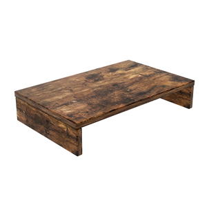 BESTIER Monitor Stand Riser Wood Monitor Riser PC Shelf for Desk Monitor TV Stand Desktop Laptop Wooden Desk Riser