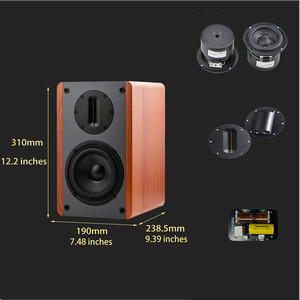 ลำโพงแบบวางหิ้ง Samtronic Passive Bookshelf Speaker, กำลังขับ 100 วัตต์ x 2 ตัว ลำโพงไม้คลาสสิกแบบ Near Field Monitor พร้อมวูฟเฟอร์ขนาด 5.25 นิ้ว และทวีตเตอร์แบบริบบิ้นขนาด 4 นิ้ว - Product Image 6