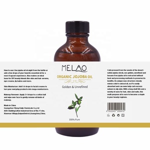 Diluir marcas <span class=keywords><strong>de</strong></span> acné y líneas secas Jojoba <span class=keywords><strong>aceite</strong></span> portador Etiqueta Privada <span class=keywords><strong>aceite</strong></span> <span class=keywords><strong>de</strong></span> Jojoba oro orgánico 100% puro - Product Image 5