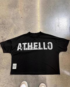 T-shirt pour homme, coupe ample, 240-250 GSM, coton, blanc, délavé à l'acide, imprimé DTF, personnalisé, brodé, vierge avec étiquettes, luxe - Product Image 4