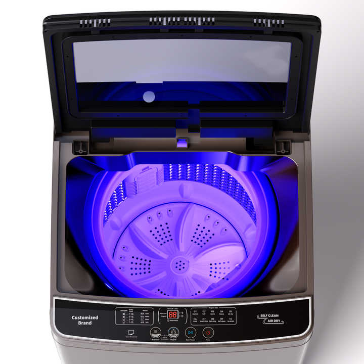 Automatic washing machine with automatic loading function, fully automatic washing machine, household automatic washing machine