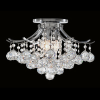 Nouveau design Crystal Plafonnier encastré LED Rond Mini Lustre Luminaire Plafonnier pour Cuisine Couloir Foyer