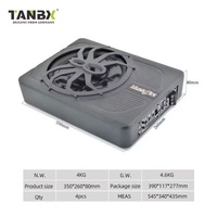 Subwoofer de voiture 10 pouces sous le siège, forme d'araignée, avec lumière bleue, pour voiture universelle MF-ZL10 avec éclairage