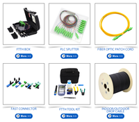Mini divisor de PLC de alta calidad 1x16 SC/APC/SC/UPC conector 1x4/1x8/1x2 Mini tubo de acero para 4G/3G GSM POE SDK GPRS TCP/IP
