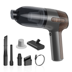 <b>Handheld</b> Mini Cordless Car <b>Vacuum</b> Cleaner 0.3L Battery Powered Portable Dual Use For Car And Home With Multiple Nozzles - Product Image 1
