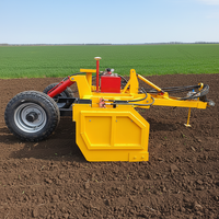 Nouveau niveleur de terrain agricole GPS avec système de contrôle de nivellement par GPS pour utilisation avec un tracteur dans le nivellement et l'aménagement des terres agricoles