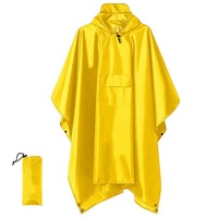 Poncho de pluie tactique YAKEDA imperméable vert OD, abri de survie, imperméable camouflage tactique, équipement de chasse en plein air