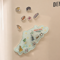 Aimants de réfrigérateur en acrylique personnalisés 2D/3D, souvenirs mignons, cadeaux promotionnels pour touristes