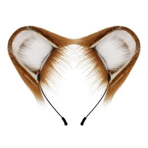 Bandeau en peluche d'oreille d'animal fait à la main de mode moderne <span class=keywords><strong>accessoires</strong></span> mignons de cheveux d'oreilles de souris - Product Image 6