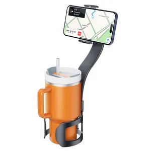 Adjustable Height Car Mobile Phone Holder Universally Compatible Car Mount Car Cashboard Cradle Hands-Free Support Mobile Phones