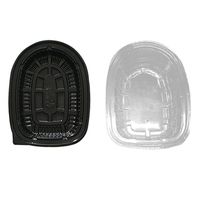 Boîte d'emballage à emporter en plastique pp micro-ondes pour poulet rôti canard rôti pour plateau de poulet rôti