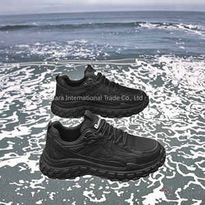 รองเท้าผ้าใบหุ้มข้อผู้ชายรุ่นใหม่ สไตล์ลำลองสุดเทรนดี้สำหรับฤดูใบไม้ผลิ/ฤดูร้อน ดีไซน์เชือกผูกแบบคลาสสิก หน้าผ้าตาข่าย ซับในผ้าฝ้าย - Product Image 2