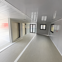 Maison préfabriquée extensible isolée de 20 pieds ou 40 pieds, 2 à 5 chambres, design moderne, pour hôtel, villa, usage portable, préfabriqué de luxe