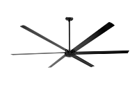 Ventilateur de plafond industriel HVLS de 96 pouces, extra large, avec système de contrôle intelligent, pour entrepôts, gymnases, grands espaces commerciaux