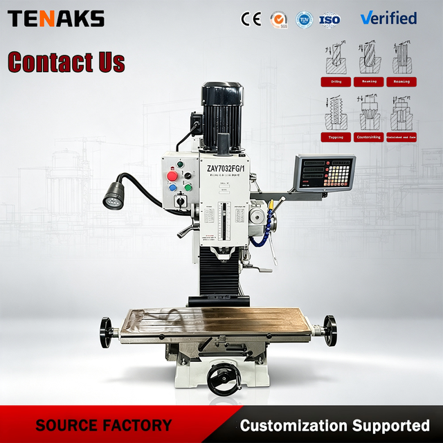 Drilling Milling Machine Automatic Feeding ZAY7032FG/1 Column Drilling Machine Multifunctional Bearing Motor Pump Gear 380V/220V