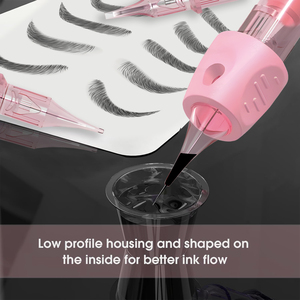 OEM <span class=keywords><strong>Regular</strong></span> Microblading Cartucho de Agulha para Tatuagem Caneta PMU Caneta MTS Ferramenta Personalização Logo <span class=keywords><strong>Needle</strong></span> 20pcs Box - Product Image 5
