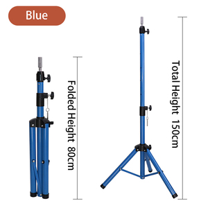 Регулируемый металлический и Пластиковый штатив для парика, манекен для головы, парикмахерский инструмент для обучения парику - Product Image 5