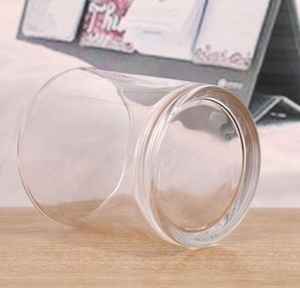 Bocaux à bougies en verre transparent de haute qualité avec couvercle en bambou, bocaux à bougies givrés vides avec logo personnalisé - Product Image 5