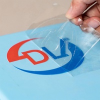 Conception personnalisée or Logo UV Transfert Autocollant bouteille métal dtf transfert autocollant Impression gobelets enveloppe bouteille Cristal étiquette