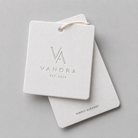 Étiquettes suspendues les plus vendues, corde personnalisée pour vêtements, ficelle de scellage, étiquettes suspendues en papier avec logo imprimé, étiquettes pour vêtements