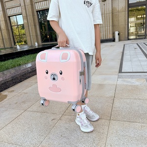 Adorable <strong>Toddler</strong> Travel <strong>Suitcase</strong> Carry on Cute Bear Hard Shell Trolley Box Boy Girl - Product Image 4