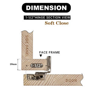 غير مرئية الحديد الوجه إطار 3d قابل للتعديل أخفى مجلس الوزراء الباب المفصلي الهيدروليكية لينة إغلاق إغلاق مجلس الوزراء الأثاث مفصلات الأبواب - Product Image 2