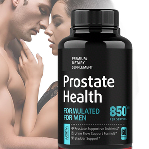 Complément Herbal pour Hommes : Capsules de Palmier Nain, Huile de Graine de Citrouille, <span class=keywords><strong>Ortie</strong></span>, Extrait de Pygeum – Santé de la Prostate et Urinaire – OEM Privé - Product Image 1