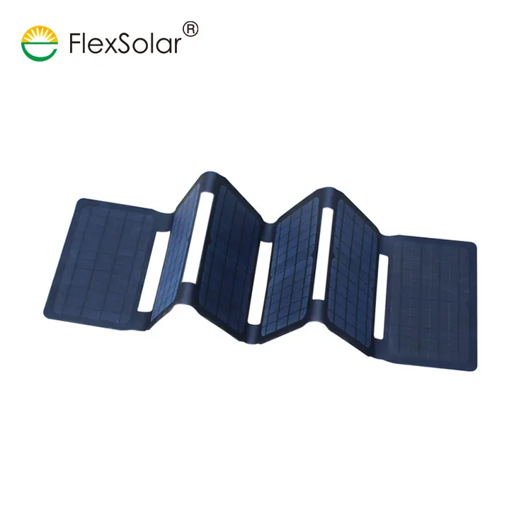 40w foldable solar power charging kit DC USB output solar panel charger for tablet phone and laptop