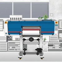 Printer DTF UV untuk cetak permukaan datar dan melengkung langsung ke mesin Transfer UV Film untuk dekorasi tanda kemasan Label