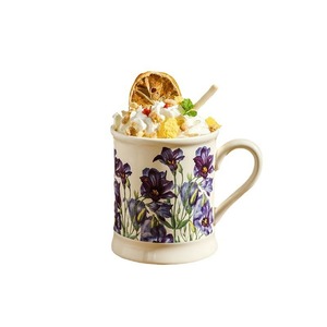 Nouvelle tasse à café en céramique Vintage française haute valeur avancée sens petit déjeuner tasse Design moderne bureau tasse à eau pour les fêtes - Product Image 5