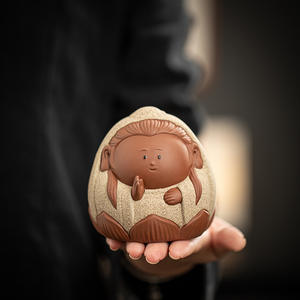 ของตกแต่งโต๊ะน้ำชาดินเผาสี<span class=keywords><strong>ม</strong></span>่วงแบบให<span class=keywords><strong>ม</strong></span>่สำหรับเลี้ยงเลี้ยงเลี้ยงชาทาตากาตะและ<span class=keywords><strong>กวน</strong></span><span class=keywords><strong>อิ</strong></span><span class=keywords><strong>ม</strong></span>ชาได้อย่างสร้างสรรค์ - Product Image 5