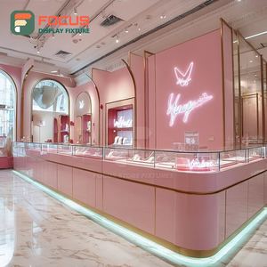 Fabricante de Muebles Minimalistas para Joyerías, Panel de Vidrio Templado, Mostrador de Exhibición para Centros Comerciales - Product Image 2