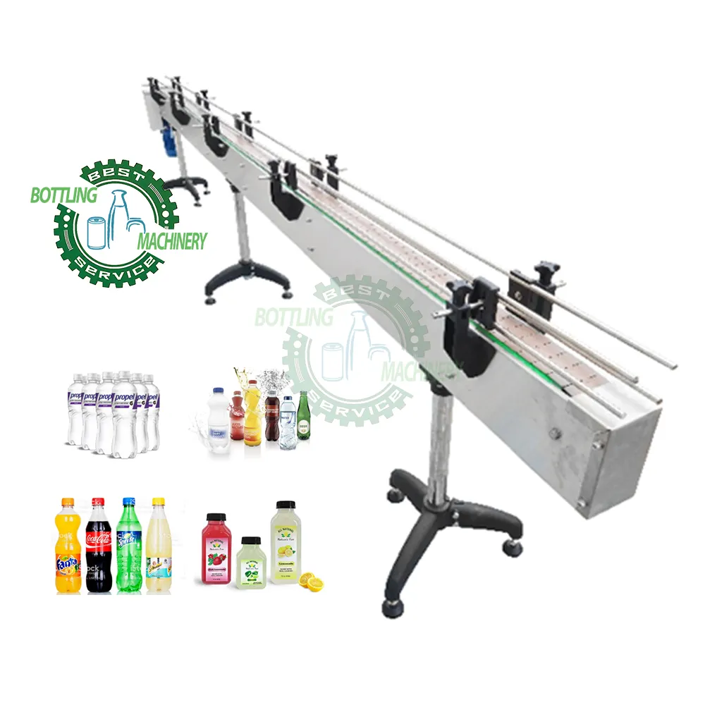 Movable modular plastic steel transmit straight chain plate conveyor conveyer for water bottle