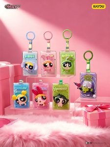 Vente en gros <span class=keywords><strong>de</strong></span> porte-clés mignons en peluche authentiques Powerpuff Girls, série Glimmer Courage, boîte mystère, Blossom Bubbles Buttercup - Product Image 2