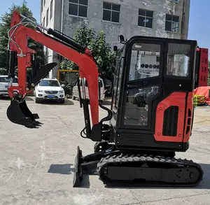 Động cơ diesel thủy lực rãnh Máy đào mini máy xúc nhỏ Digger 2.5ton