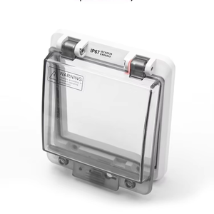 Trong Suốt Không Thấm Nước Cửa Sổ Bìa IP67 Bảo Vệ Lớp Splash-<span class=keywords><strong>Proof</strong></span> Hộp Bìa Cho Thiết Bị Điện Tử & Phân Phối Dụng Cụ Hộp - Product Image 1