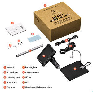 331-a bảng mạch sửa chữa kính hiển vi kỹ thuật số với kính hiển vi đứng ống kính mục tiêu cho máy ảnh Kính lúp sửa chữa PCB - Product Image 6