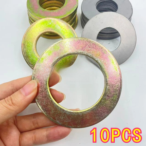 Entretoises de pelle hydraulique en métal résistant à l'usure, 10 pièces, rondelles d'arbre épaissies, pour axe de godet et axe de pivot de pelle, en tôle d'acier mince - Product Image 1